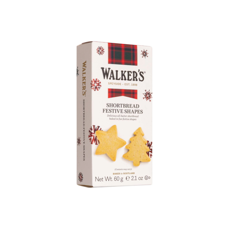 Walkers Shortbread Ltd. – Shortbread Festive Shapes 60g